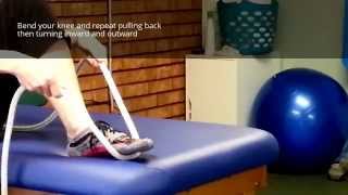 Active Isolated StretchingStrengthening for Calf Complex gastrocnemius soleus and achilles [upl. by Maidel]