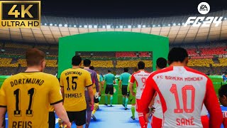 4K DFB Pokal Final  FC Bayern vs Borussia Dortmund  EAFC 24 PS5 Gameplay [upl. by Amrac483]