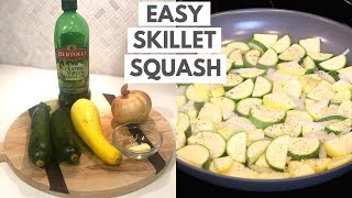 Easy Skillet Zucchini and Yellow Squash [upl. by Nylleoj906]