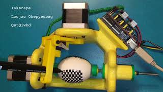 EggBot  Arduino UNO  CNC shield [upl. by Cheston885]