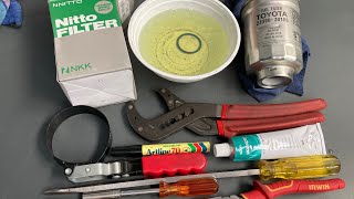 HOW TO CHANGE A FUEL FILTER [upl. by Weinhardt264]