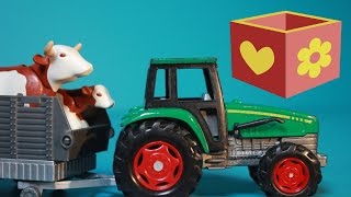 Animals and Tractor  tractores infantiles  Bellboxes videos [upl. by Chill]