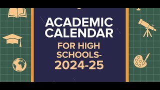 AP High Schools Academic Calendar 202425 AP School Academic Calendar 202425 అకడమిక్ క్యాలెండర్ [upl. by Roslyn]