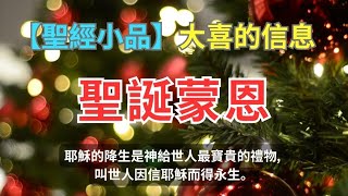 大喜的信息  讀經樂【聖經小品】 O Holy Night  路加福音 2  10 – 11  耶穌的降生是神給世人最寶貴的禮物 叫世人因信耶穌而得永生 [upl. by Lourdes]