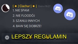 Jak zrobić LEPSZY REGULAMIN na serwerze DISCORD [upl. by Iram]