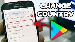 How To Change Country In Google Play Store Latest Update 2024 [upl. by Diandra406]