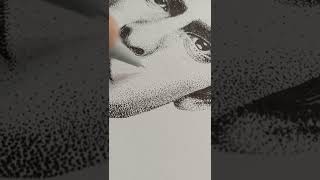 Andrew Garfield Drawing  Pointillism [upl. by Schnapp]