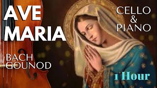 Ave Maria Bach Gounod  Relaxing Classic Piano Music  1 HOUR  Ave Maria Bach Gounod [upl. by Norabal]