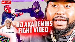 DJ Akademiks fight video Leaked [upl. by Jahdol846]