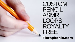 ASMR Pencil Write On Desk Custom Loops  floraphoniccom [upl. by Shepp]