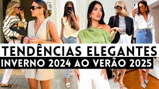 🔴TENDÊNCIAS ELEGANTES DO INVERNO 2024 AO VERÃO 2025 [upl. by Mcclain]