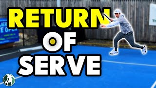 The SECRET to Returning Serves in Pickleball [upl. by Atiloj]