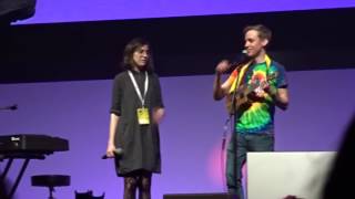 Dodie and Jon VidConEU  Tourist a love songnon love song [upl. by Annayr513]