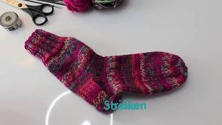 Socken stricken für Anfänger  Teil 1 [upl. by Entroc]