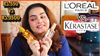 Loreal VS Kerastase💇‍♀️ Hair Serum Who performs better Product Review Kaur Pavneet [upl. by Janeczka980]