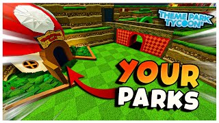 🔴LIVE  Touring YOUR PARKS  Theme Park Tycoon 2 [upl. by Barrus194]