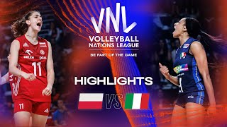 🇵🇱 POL vs 🇮🇹 ITA  Highlights Week 1  Womens VNL 2023 [upl. by Macswan743]