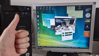 Windows Vista on the internet on REAL hardware [upl. by Sand]