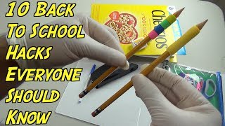 10 Back To School Hacks Everyone Should Know  LIFE HACKS  Nextraker [upl. by Kceb935]