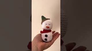 Tutorial Pupazzo di neve all’uncinetto amigurumi [upl. by Orlando]