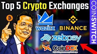 Top 5 Cryptocurrency Exchange  Best Crypto Exchange In India  Best Exchange For Cryptocurrency [upl. by Iel]