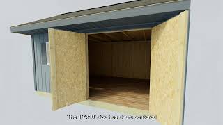 Northwood DIY Wood Shed Kit Walkthrough Best Barns [upl. by Sadowski202]