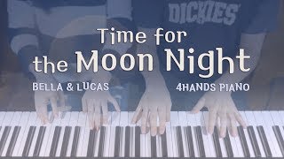 GFRIEND여자친구  Time For The Moon Night밤 4hands piano [upl. by Samaria]