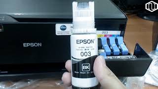 How to Fill Ink Tanks EPSON L3110 and EPSON L1110 [upl. by Airdnua]