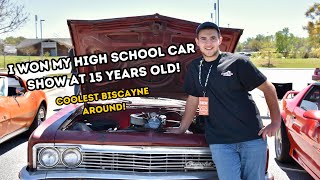 15yearold WINS car show with project car Biscayne gets some final touches [upl. by Sainana631]