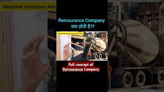 Reinsurance Company क्या होती है REINSURANCE [upl. by Nnahgem390]