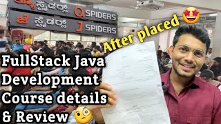 Jspiders Full Stack Development Course  JSpiders Review After getting Placed [upl. by Nannarb]