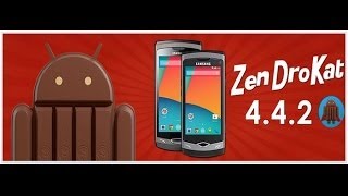 Zendrokat rom How to Install Kitkat 442 WAVE IampII [upl. by Gilbert]