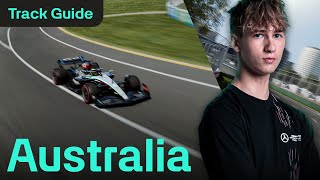 Sending it around Melbourne ⚡ Australia F1 Track Guide [upl. by Esidnac670]