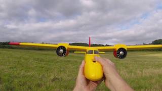 multiplex twinstar twin 12 blade 64mm edf maiden flight nippy jet [upl. by Rebmit210]