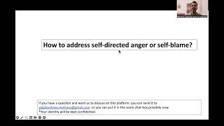 How to address selfdirected anger or selfblame [upl. by Werda]