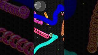 Cacing Terbesar Superhero Hulk  Worms Zone Slither Snake Game io 96443 [upl. by Lehacim445]