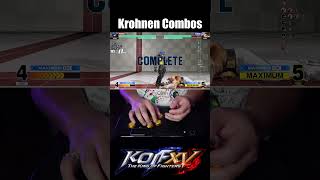 Krohnen Combo Trials on Arcade Stick kofxv [upl. by Boland]