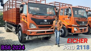 New Eicher PRO 2118 BS6 2024 Model Truck  Detailed Review  Pawanji Car Wale [upl. by Ganiats]