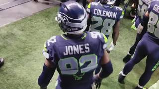 Seahawks vs Falcons Front Row Experience [upl. by Wieche]