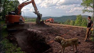 Digging a garage foundation [upl. by Pazia639]