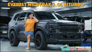 FORD Everest Wildtrak 20l BiTurbo 4x4 ดำด้านเข้มดุพร้อมแต่งจัดเต็ม เบลล์ชยานิษฐ์ 0946951429 [upl. by Notelrac]