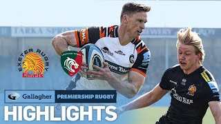 Exeter v Leicester  HIGHLIGHTS  Ashton Equals Try Record  Gallagher Premiership 202122 [upl. by Magda]