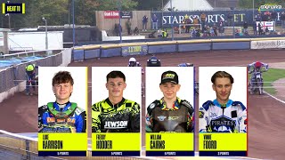 Heat 11  British Under 19 Final  OXFORD SPEEDWAY TV 2024 [upl. by Acirretahs902]