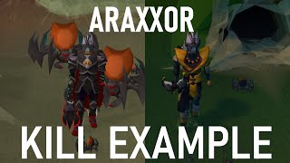 OSRS Araxxor Learner Kill Example Melee  Range [upl. by Euphemie]