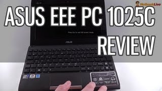 Asus EEE PC 1025C review  solid mainstream 10 inch netbook [upl. by Dwight]