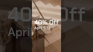 PORCELANOSA US  SALE APRIL 24 [upl. by Ahsinam]