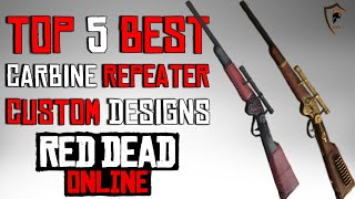 The Five Best Carbine Repeater Designs in Red Dead Online Weapon Customization [upl. by Etnaled]