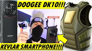 DOOGEE DK10 best rugged phone 5G review test unboxing slim rugged smartphone in kevlar luxury design [upl. by Elka]