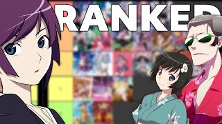 ALL Monogatari Openings Ranked Tier List [upl. by Musser847]