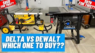 DELTA vs DeWALT  Side by Side Comparison [upl. by Conant639]